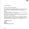 ETERNA | Notice of board meeting