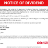 ABC.MU | Declaration of dividend