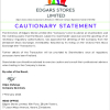 EDGR | Cautionary Statement  