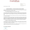 CUSTODYINS | Outcome of board of directors meeting