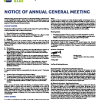 FCA.VX | Notice of annual general meeting