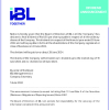 IBL | Declaration of Dividend