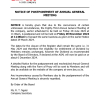 BOC | Notice of postponement of AGM