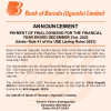 BOBU | Notice of final dividend payment