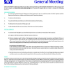 MANSARD | Notice of annual general meeting