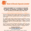 BOBU | Annoucement of changes in Board