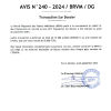 BRVM | Transactions sur dossier