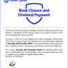 SBU | Interim dividend payment notice