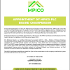 MPICO | Appointment of Chairperson