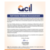 CQCIL | Interim dividend announcement