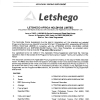 LETSHEGO | Signed applicable pricing supplement