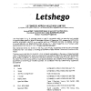 LETSHEGO | Signed applicable pricing supplement